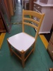 židle masiv bílá buk